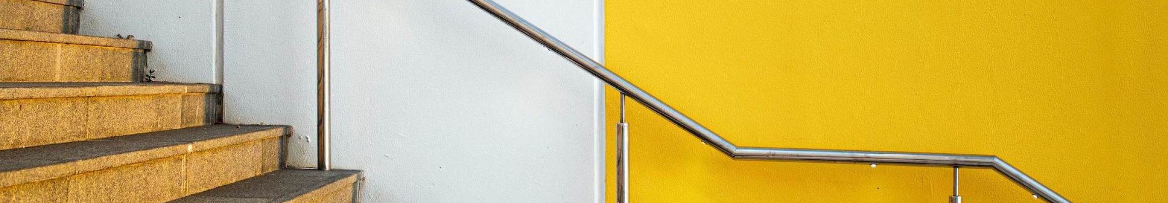 SITU - yellow stairs wall